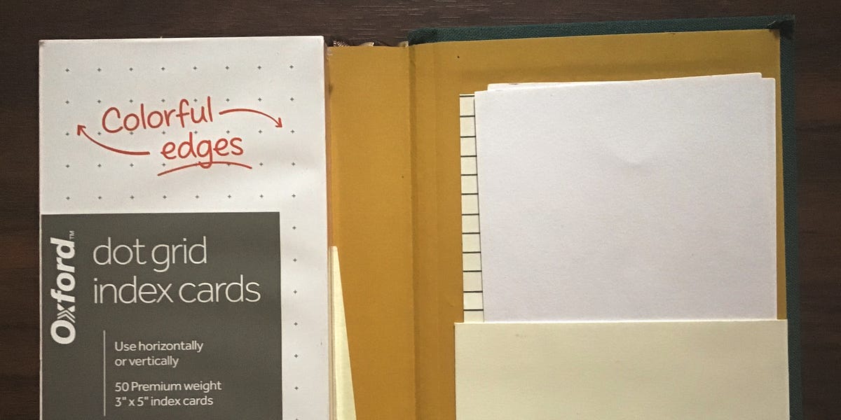 Notecards a simple techfree method for prayer.