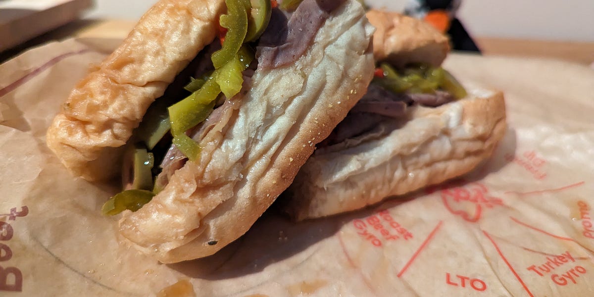Arby's Italian beef Flipboard