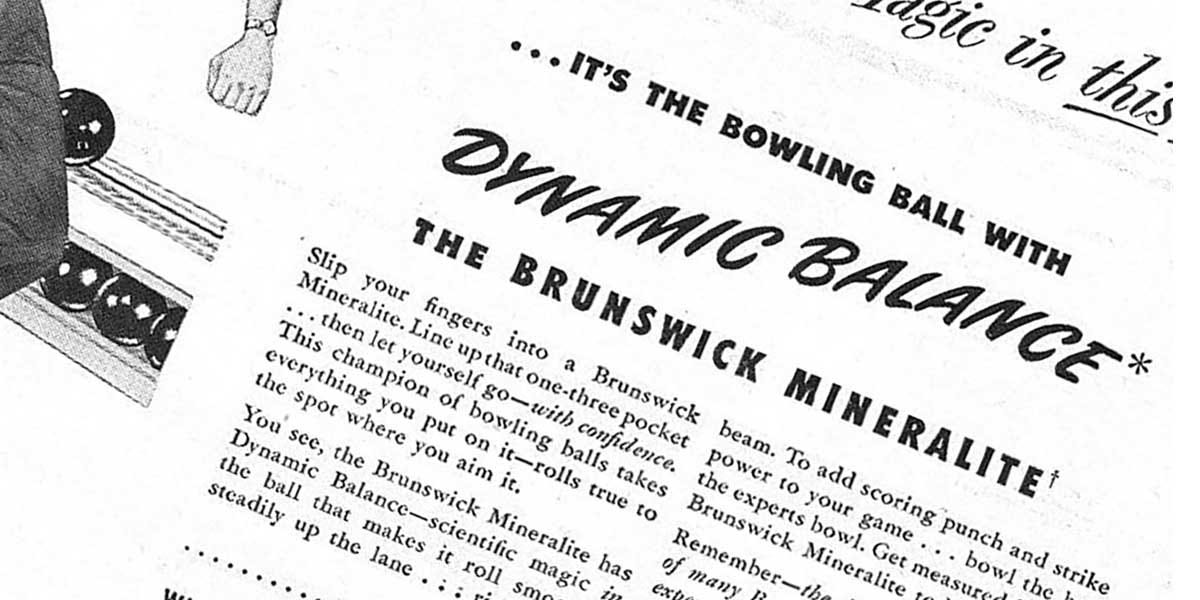 Brunswick Bowling Ball Ad (1982) The Retroist