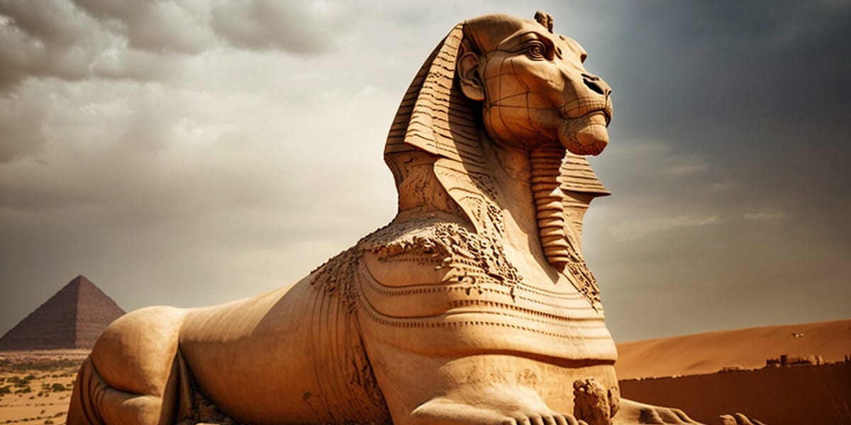 What is the History of the Sphinx Statue by Said