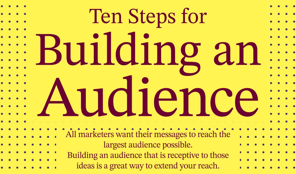 Ten Steps for Building an Audience - by Jim MacLeod