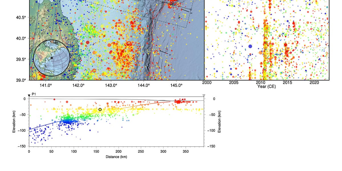 M6 earthquake offshore Japan - March 28, 2023