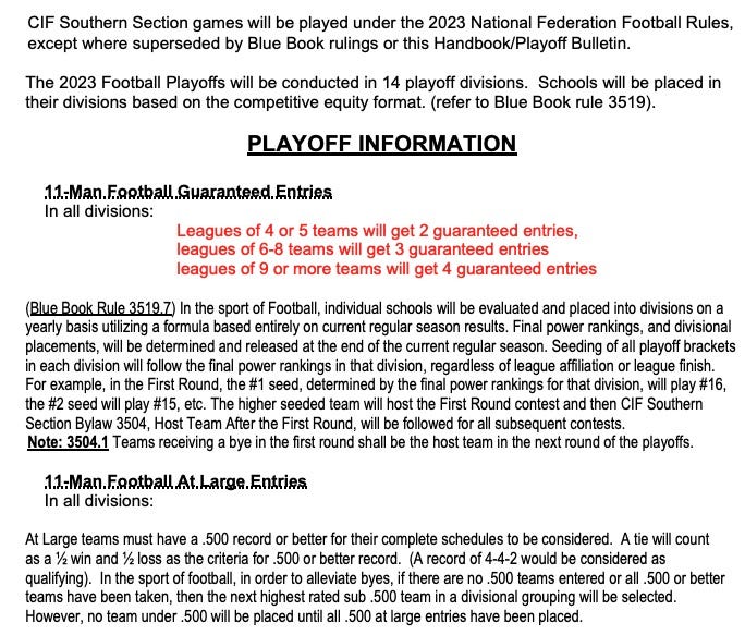 CIFSS Playoff Projections by Ghizal Hasan