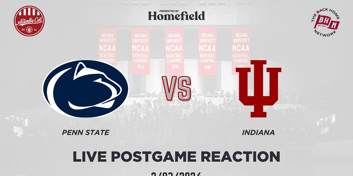[AC] IUPenn State Live Reaction Watch Page