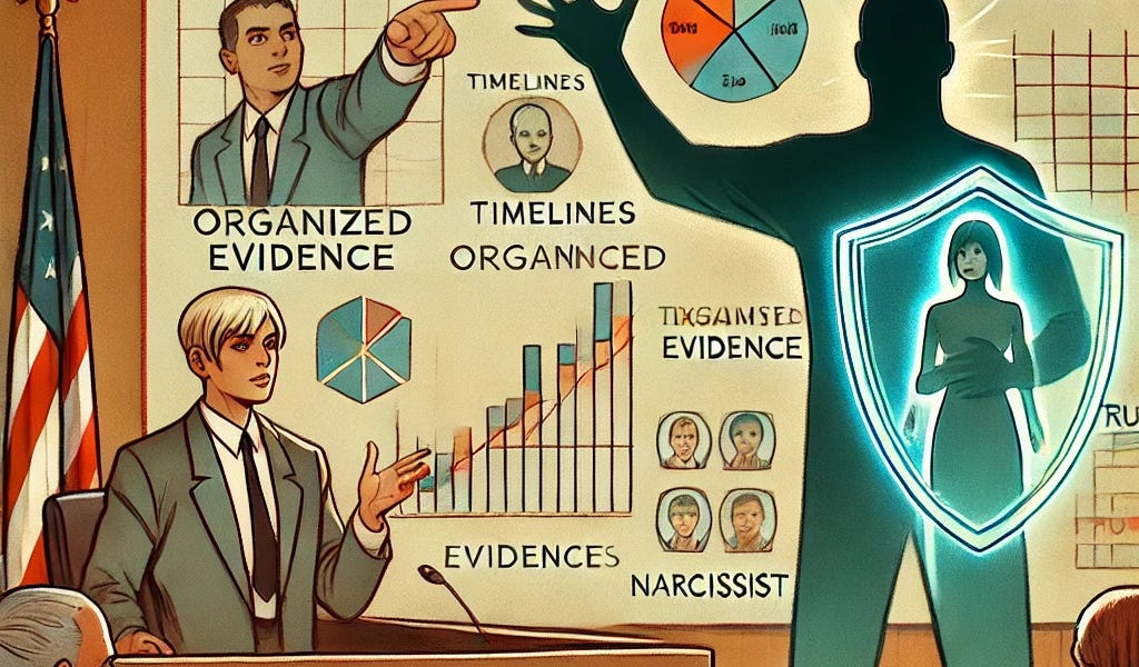Uncovering and Proving Narcissistic Abuse Patterns in Court: A Guide
