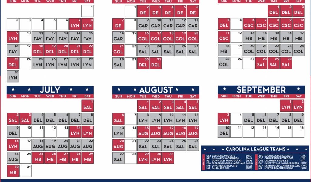 Quick Notes Fredericksburg Nationals release 2023 season schedule