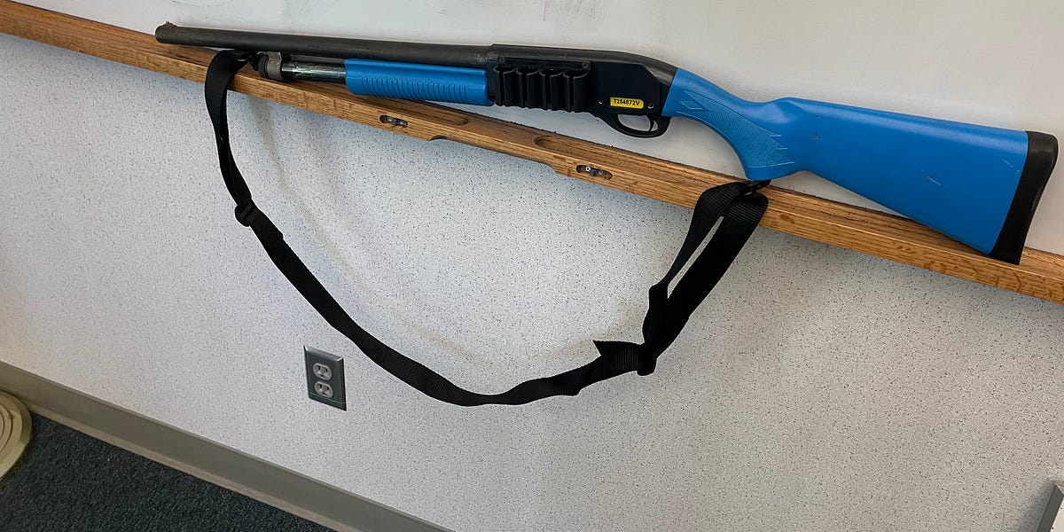 Bean bag shotgun shop