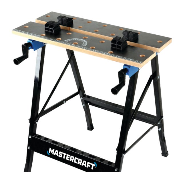 Mastercraft folding hot sale workbench