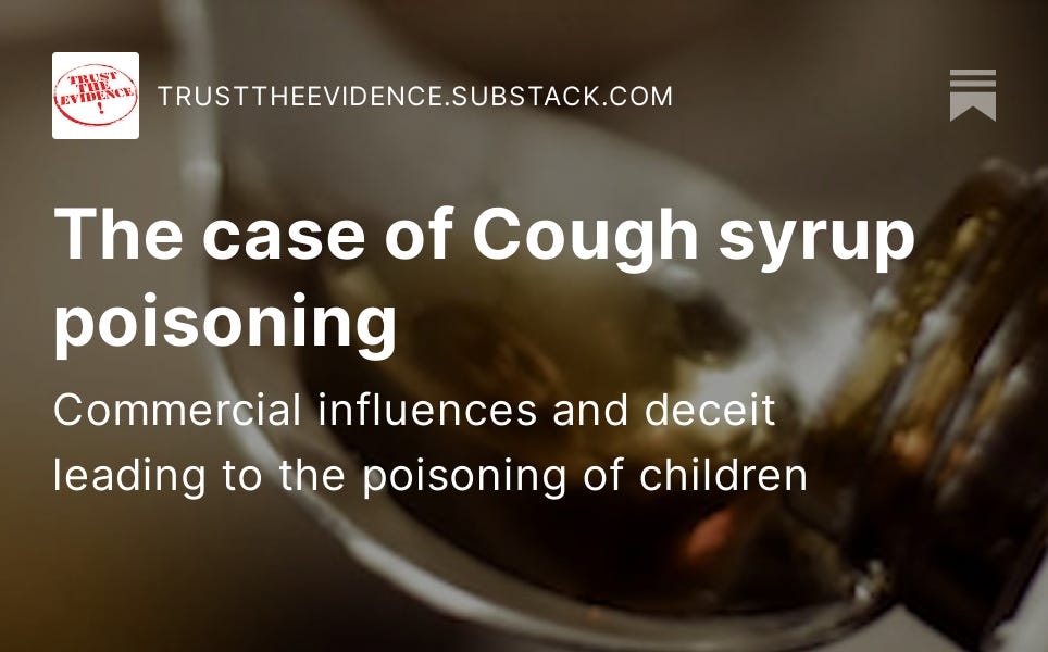 Cough Syrup Poisoning and its Deadly Effects