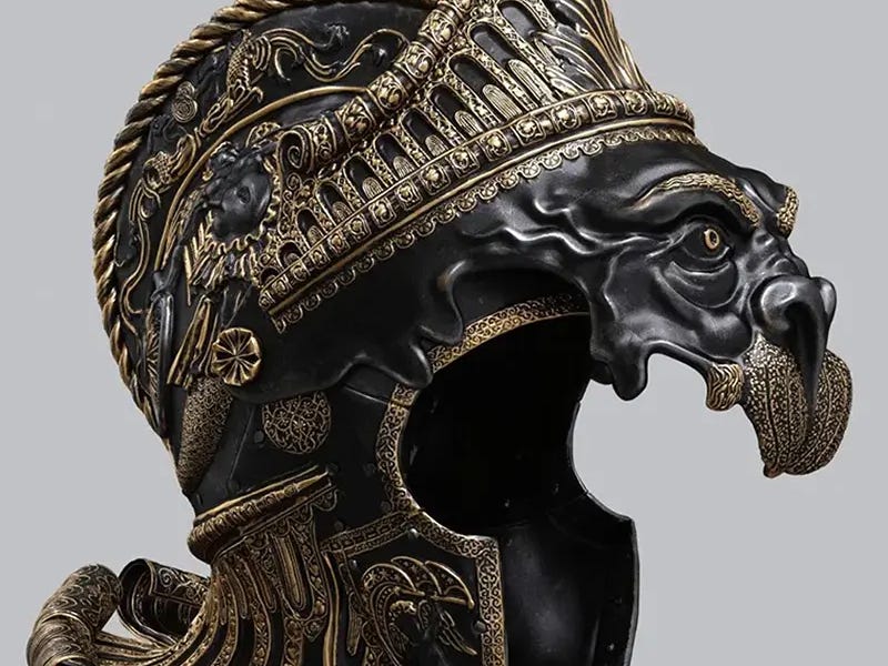 4 Warrior Helmets Throughout History by Factoid Bible