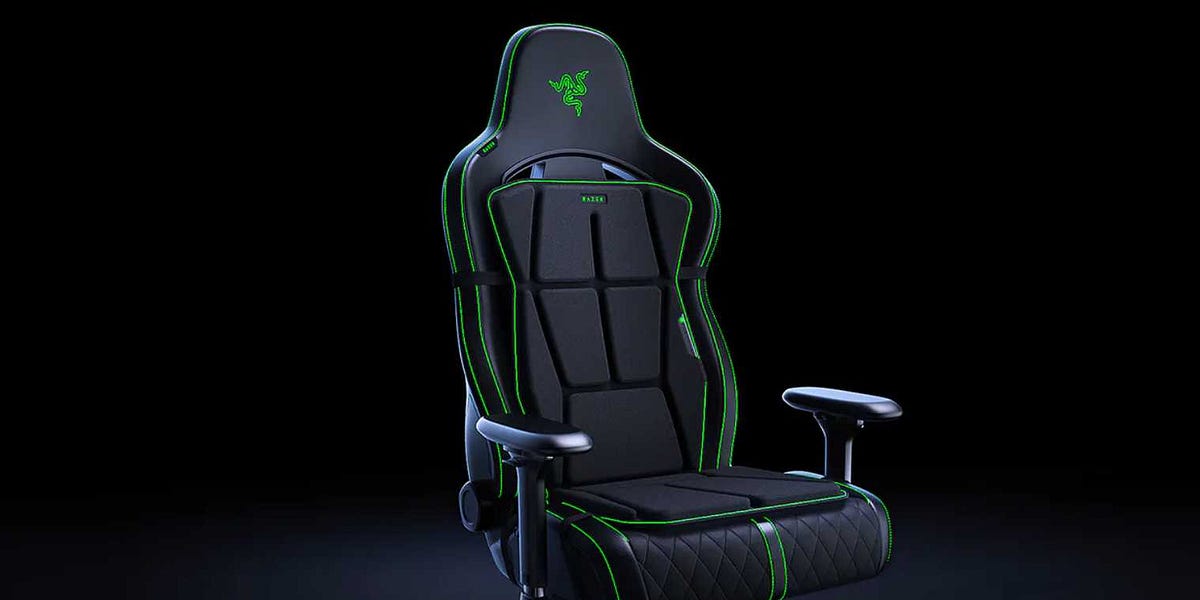 Razer s haptic gaming chair cushion is like a PS5 controller for