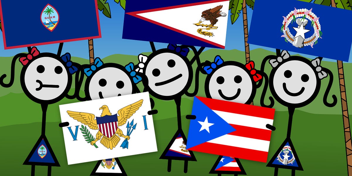 US Territories Flag Grades! CGP Grey