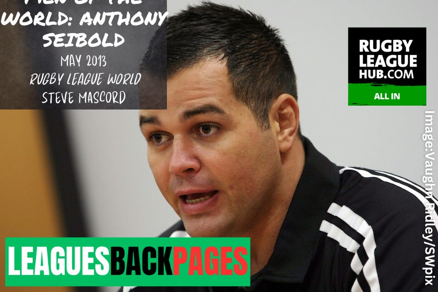 Men of the World Anthony Seibold by Steve Mascord