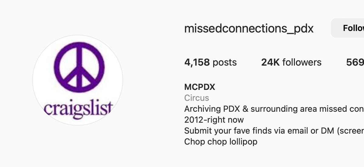 Missed Connections - by Taylor Griggs - Potpourri