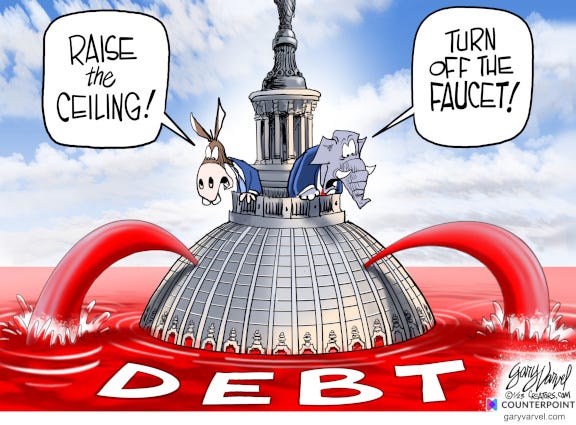 Debt Ceiling Debate By Gary Varvel Views From The Right