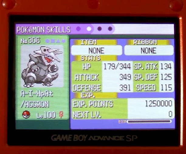 Building my Battle Frontier Team (Aggron): Pokemon Emerald