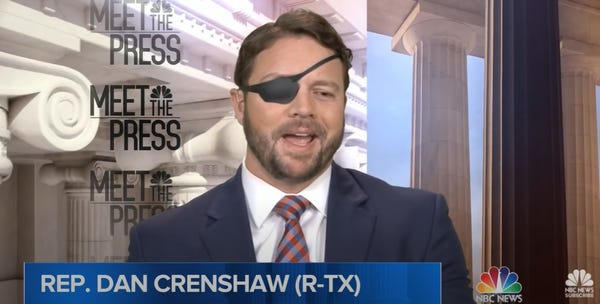 GOP Idiots Dan Crenshaw And Marjorie Taylor Greene Are Having A Big Fight