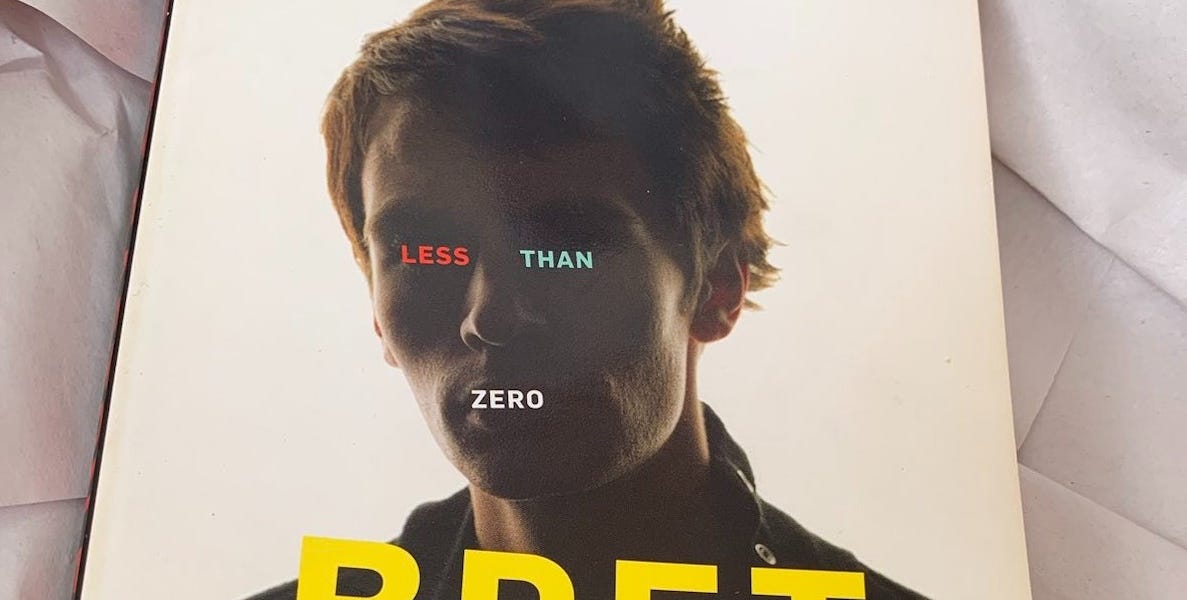 Notes on Less Than Zero, by Bret Easton Ellis