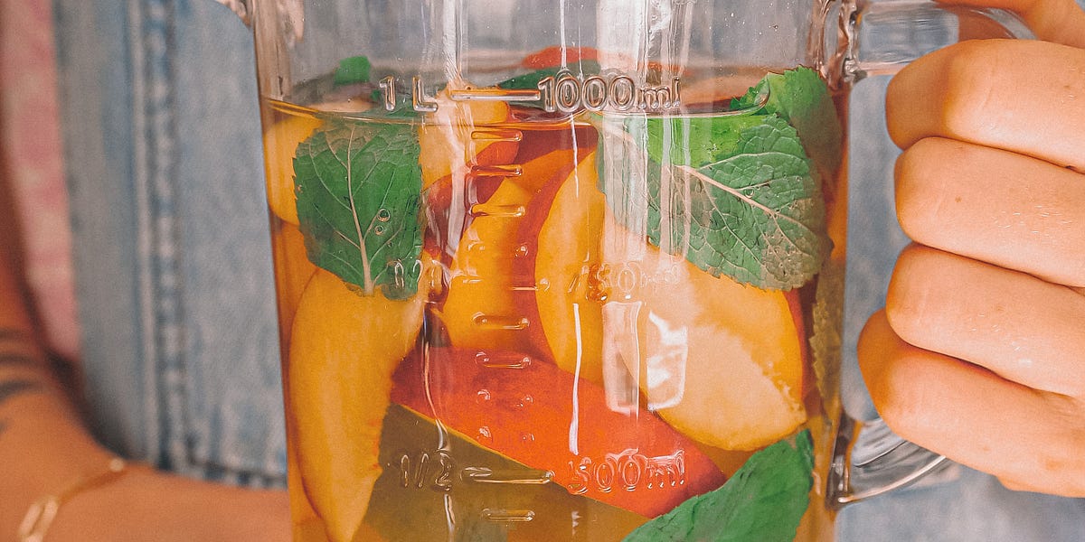 Recette Ice Tea Peche Maison