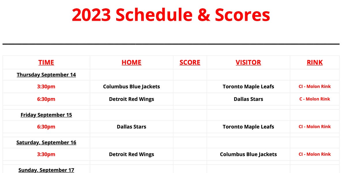 A quick viewer guide to the Traverse City Prospects Tournament