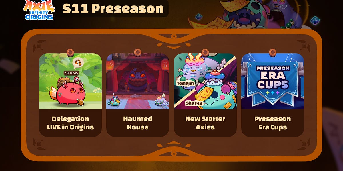 Origins S11 preseason is underway!