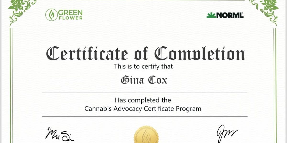 Cannabis Advocacy Certificate Program GINA LYN COX