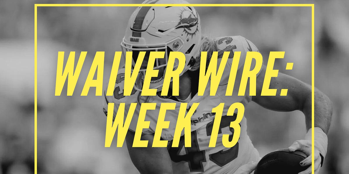 IDP Waiver Wire Week 13 by Jeff Pomazal The IDP Show