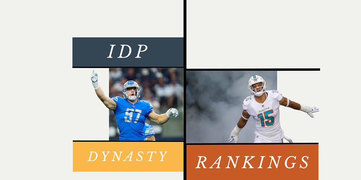 IDP Dynasty Rankings The IDP Show