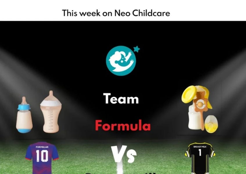 Breast milk Vs Formula Neo Childcare