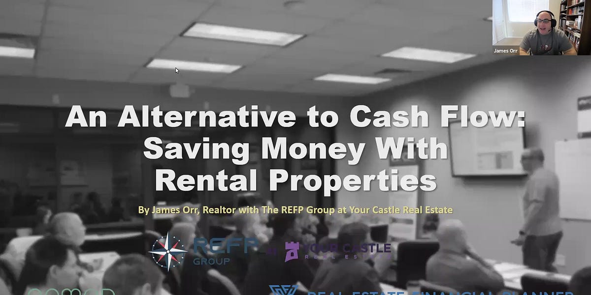 🟢An Alternative to Cash Flow Saving Money With Rental Properties