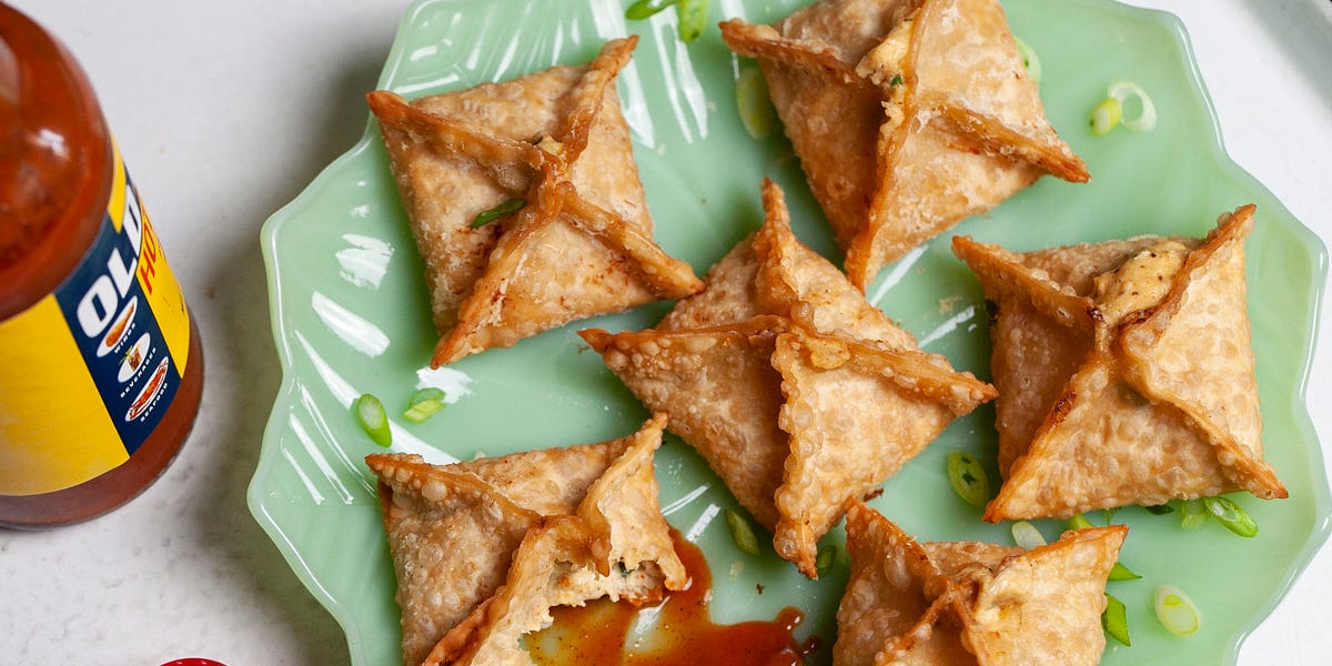 Chesapeake Bay-Style Crab Rangoons - by Farideh Sadeghin