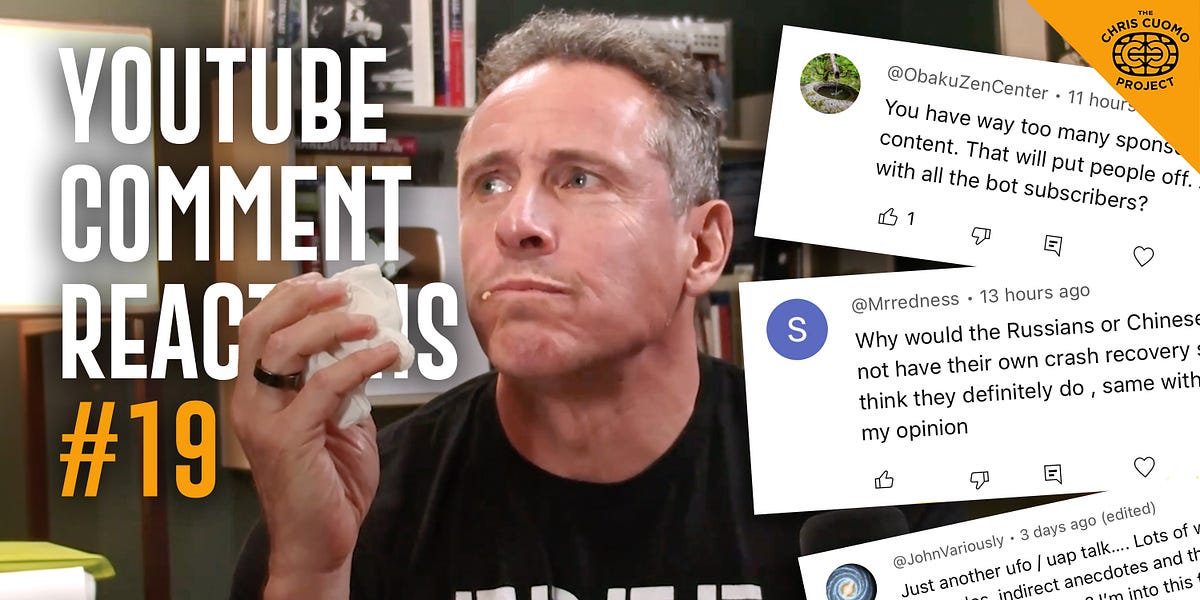 Chris Cuomo Reacts to Listener Calls and Comments on UFOs, Border