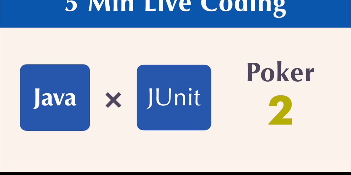 [Java × JUnit] Poker Game Part2 by d.kanai