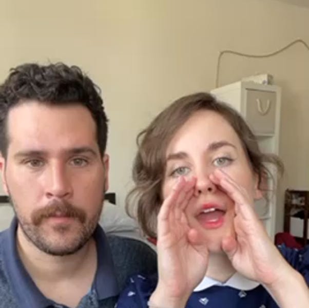 Brittany and Michael from TikTok hype up Peter Hulls workshop on ...
