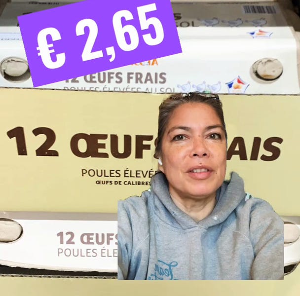 How much does a dozen of eggs cost in Paris? by ChantalTV