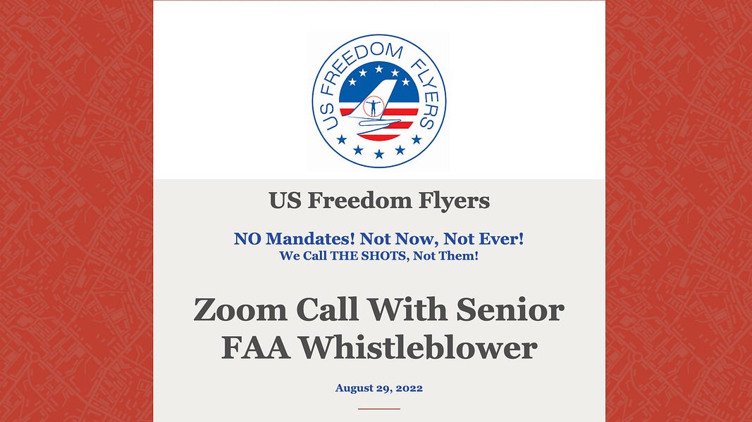 US Freedom Flyers Meeting with FAA Whistleblower