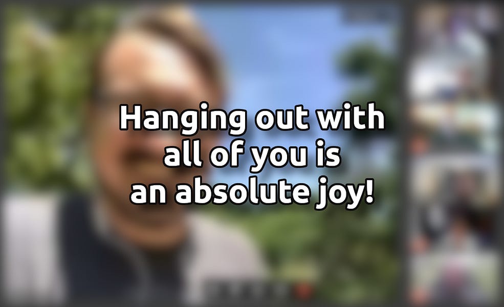 Feeling grateful for all of you nerds.