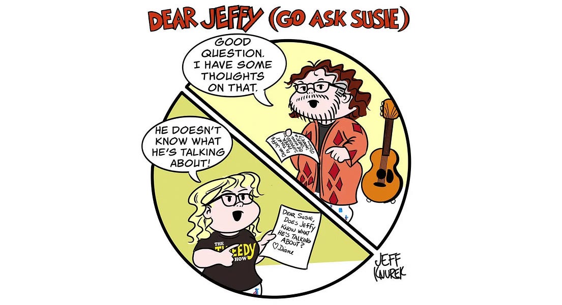 Dear Jeffy (Go Ask Susie): Forgotten Beans