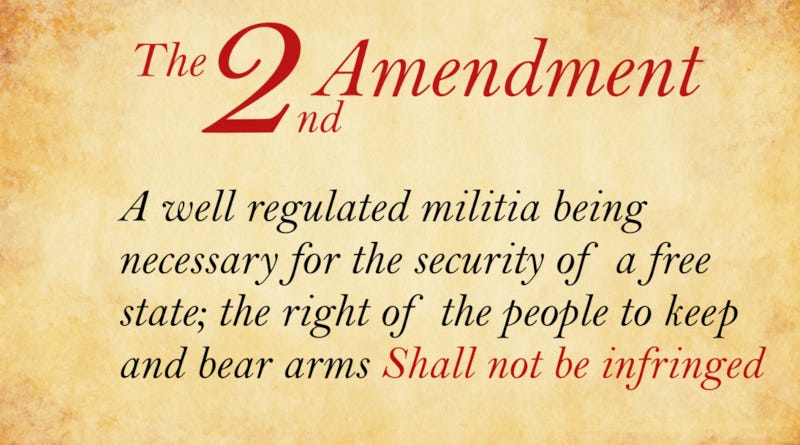 This Is An Intentional Attempt Infringe On Our 2A
