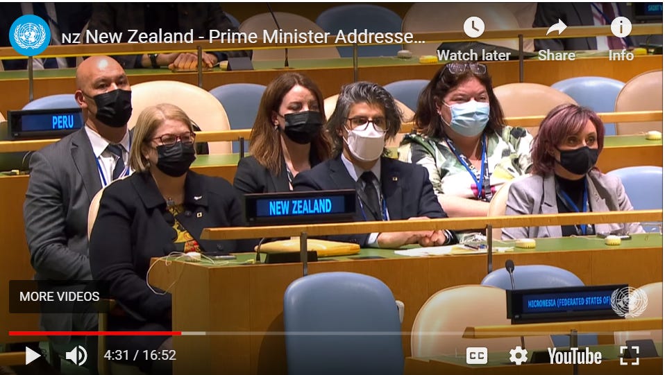 New Zealand Prime Minister calls for global censorship of misinformation at UN speech