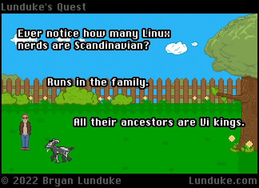 Ever notice how many Linux nerds are Scandinavian?