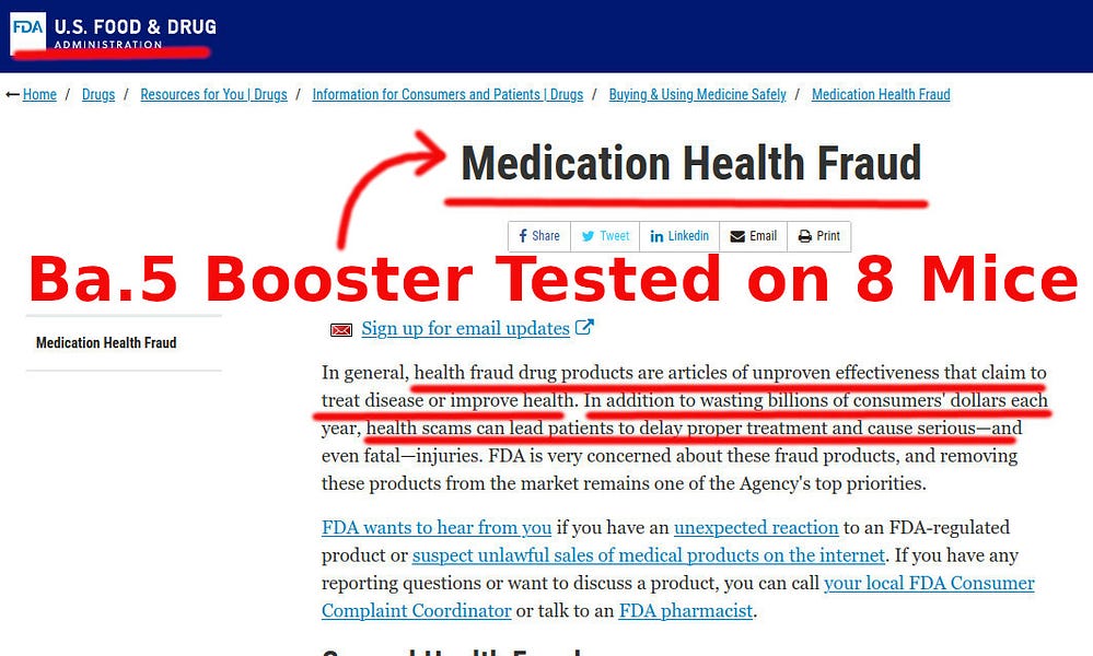 FDA Charlatans Engage in Medical Quackery