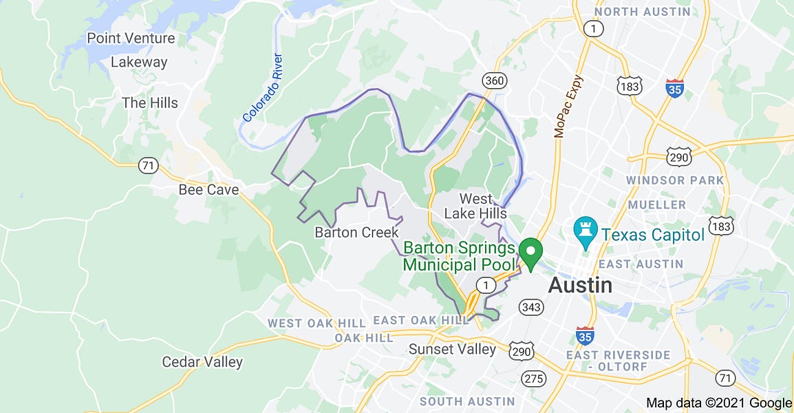 Eanes Isd Boundary Map We're Rich, We're White, We're Westlake.”