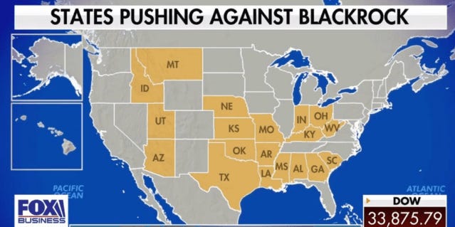 BlackRock and Vanguard come under fire from 19 US States over ESG ideology