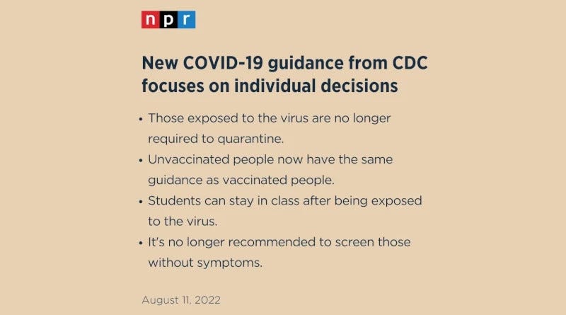 CDC Tip Toes Out of the Room While Ending Differentiation on Covid Vax Status