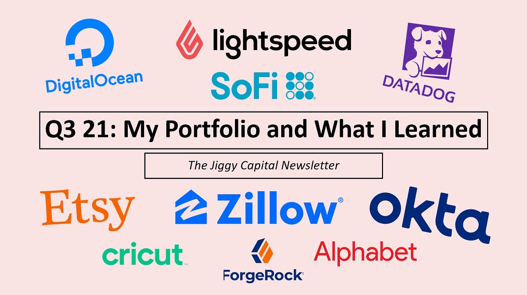 Q3 2021: My Portfolio and What I Learned