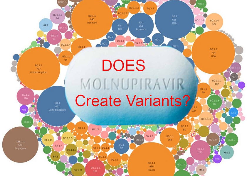 Did Molnupiravir Create the Recent "COVID Variant Soup"?