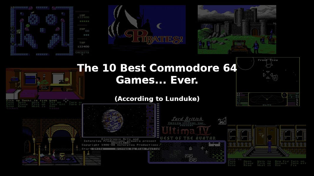 The 10 Best Commodore 64 Games... Ever.