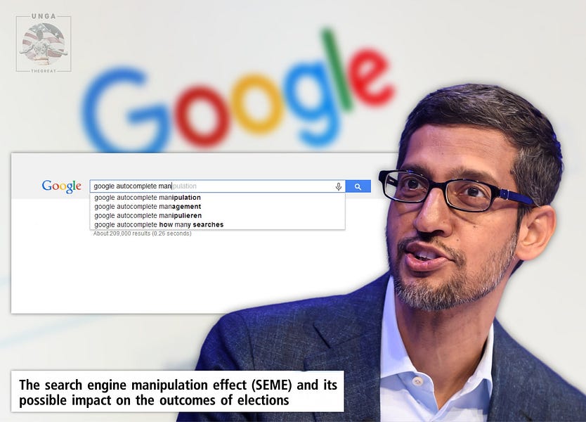 Before Dead Voters, Ballot Drops, and Rigged Voting Machines, Google Rigs The Minds of Undecided Voters
