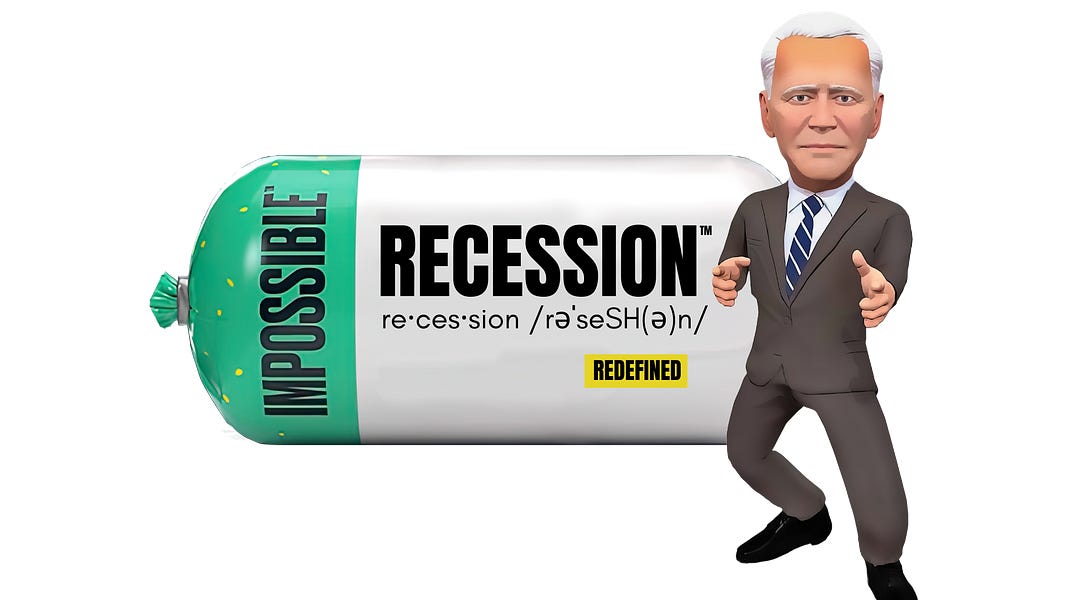 FACT CHECK: Recessions Don't Begin When the National Bureau of Economic Research Announces them - they start after two consecutive quarters of negative GDP growth.